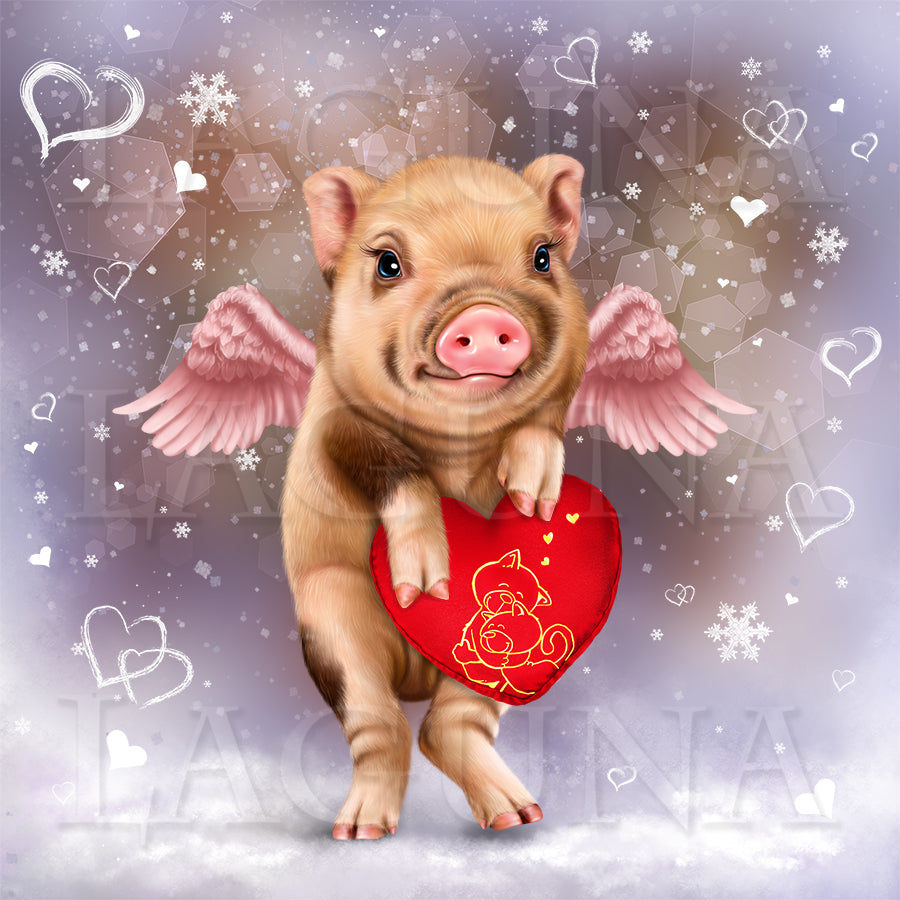 Christmas Valentine Piggy