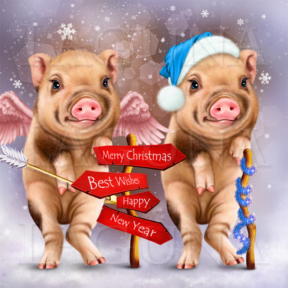 Christmas Valentine Piggy