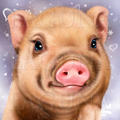 Christmas Valentine Piggy