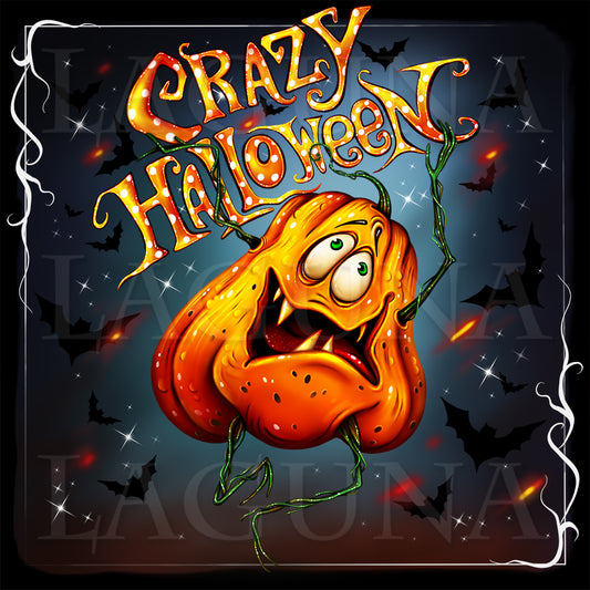 Crazy Halloween Pumpkin