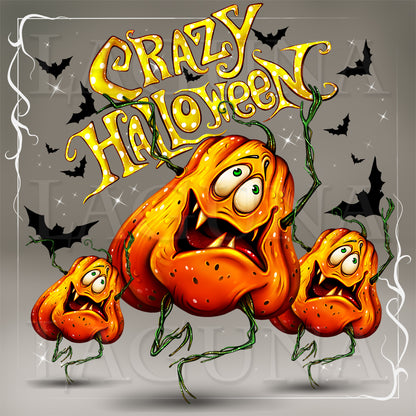 Crazy Halloween Pumpkin