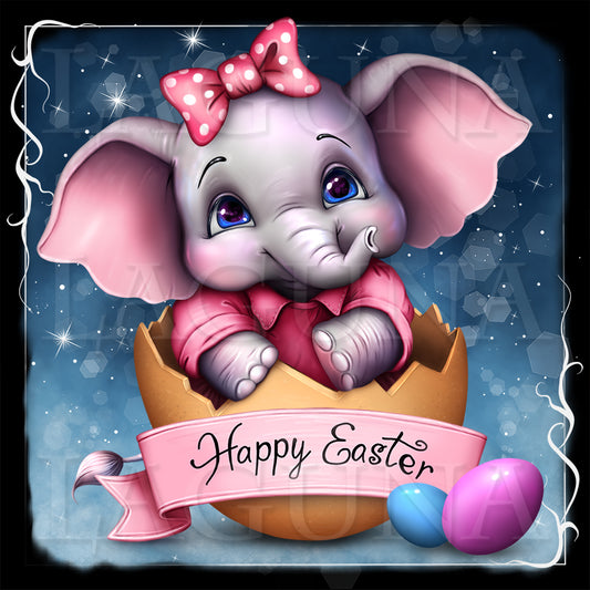 Easter Baby Animals (Elephant)