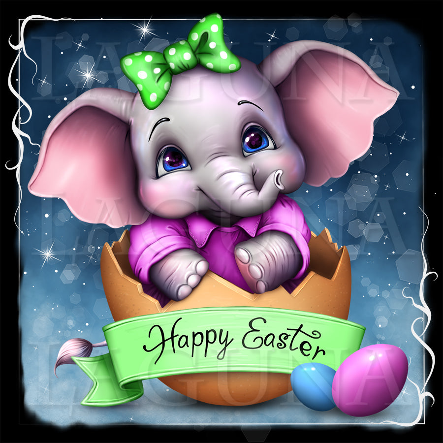 Easter Baby Animals (Elephant)