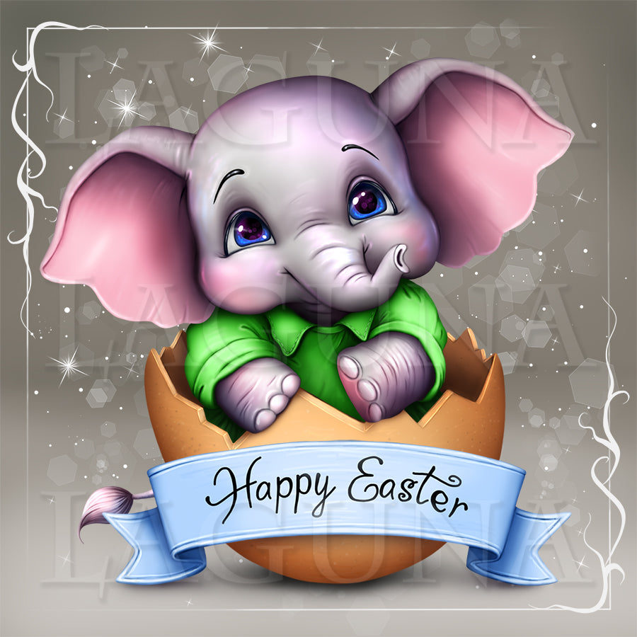 Easter Baby Animals (Elephant)