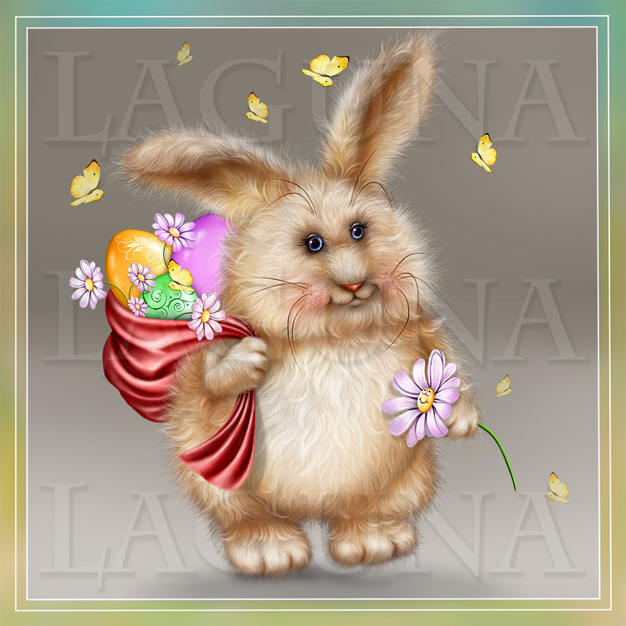 Easter Bunny with Bag