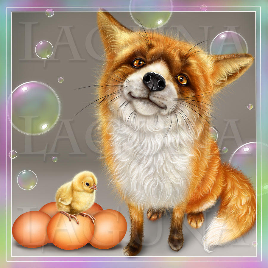 Easter Fox and Chick