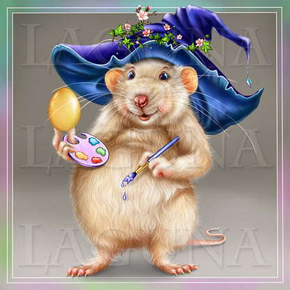 Easter Rat Painter