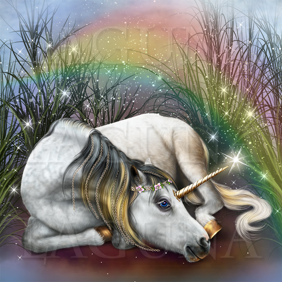Fairy Girl and Unicorn
