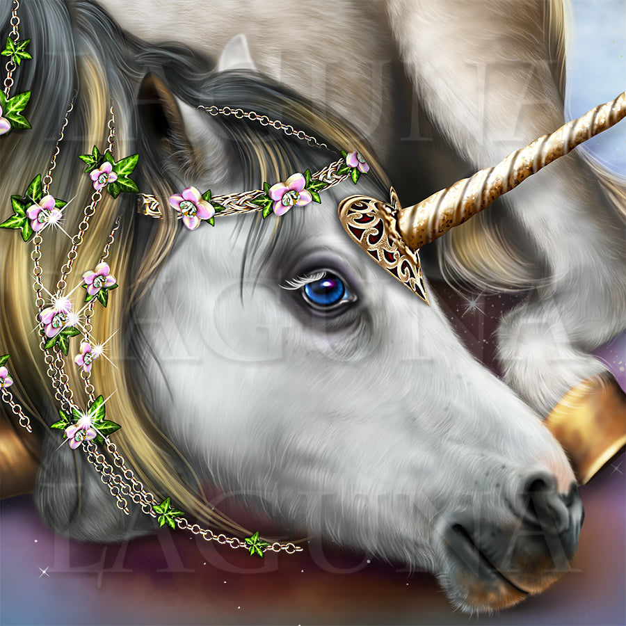 Fairy Girl and Unicorn