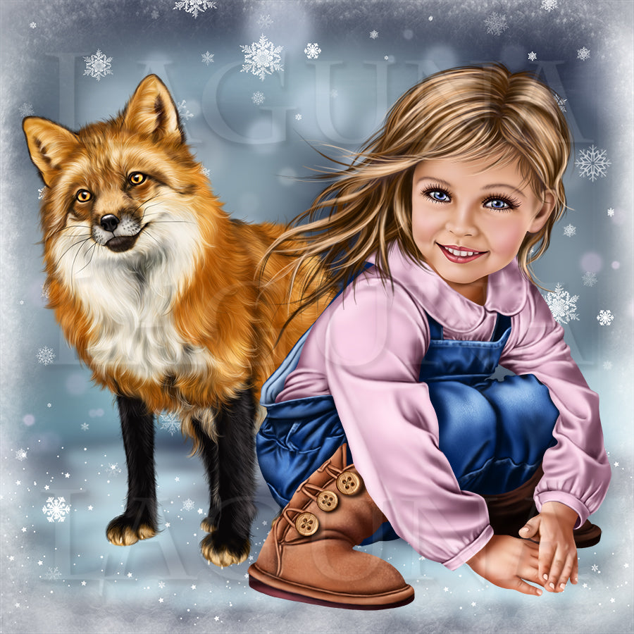 Fox and Girl