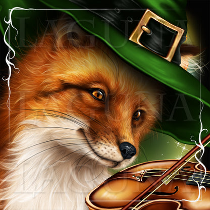 Halloween Fox Playing Violin