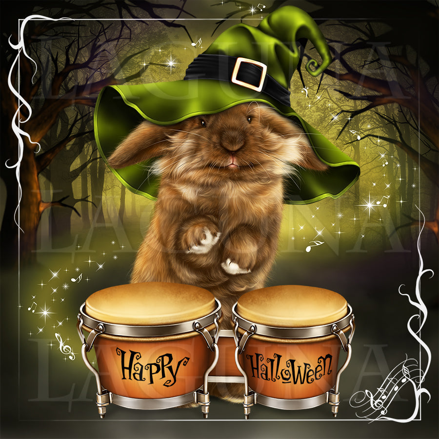 Halloween Orchestra (Bunny with Bongos)