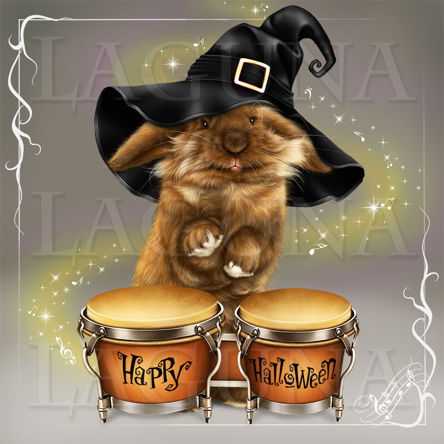 Halloween Orchestra (Bunny with Bongos)