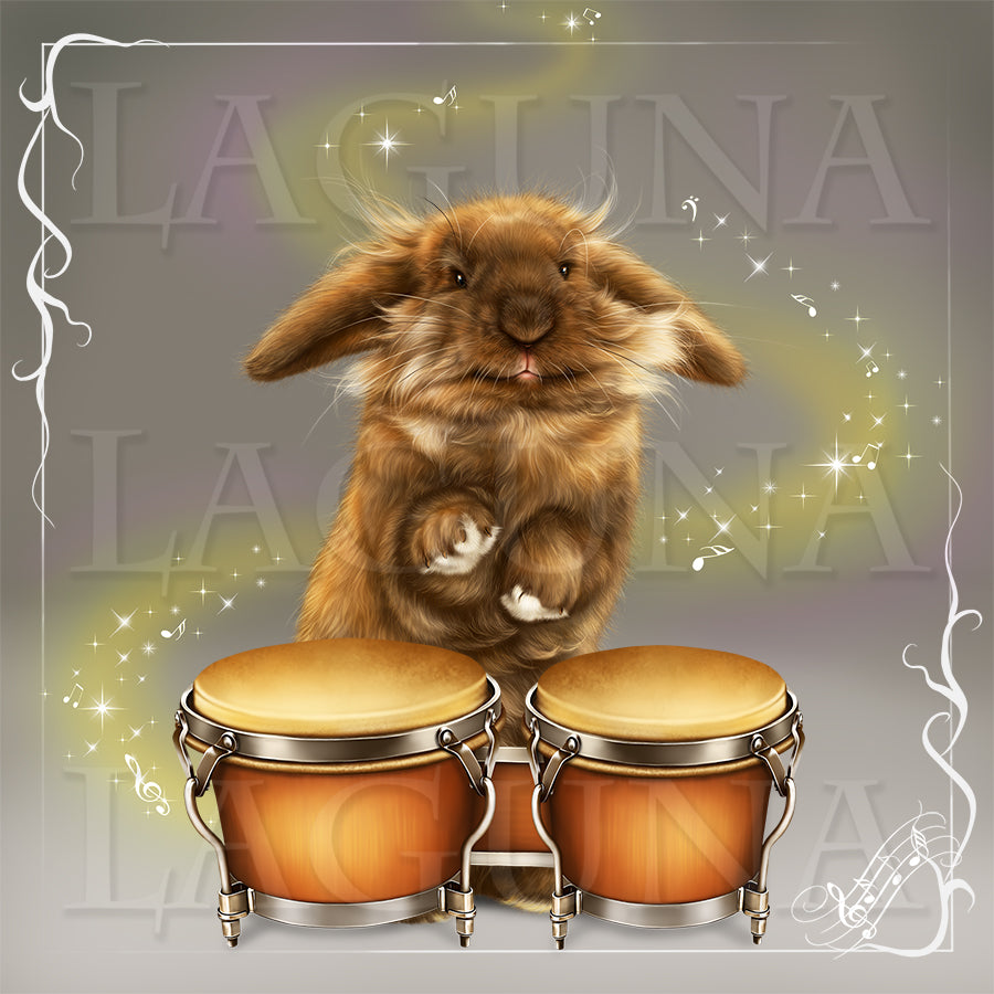 Halloween Orchestra (Bunny with Bongos)