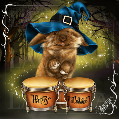 Halloween Orchestra (Bunny with Bongos)