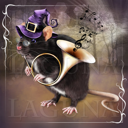 Halloween Orchestra (Rat with Trumpet)