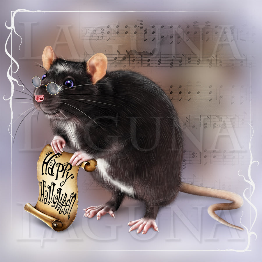 Halloween Orchestra (Rat with Trumpet)