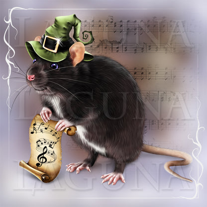 Halloween Orchestra (Rat with Trumpet)