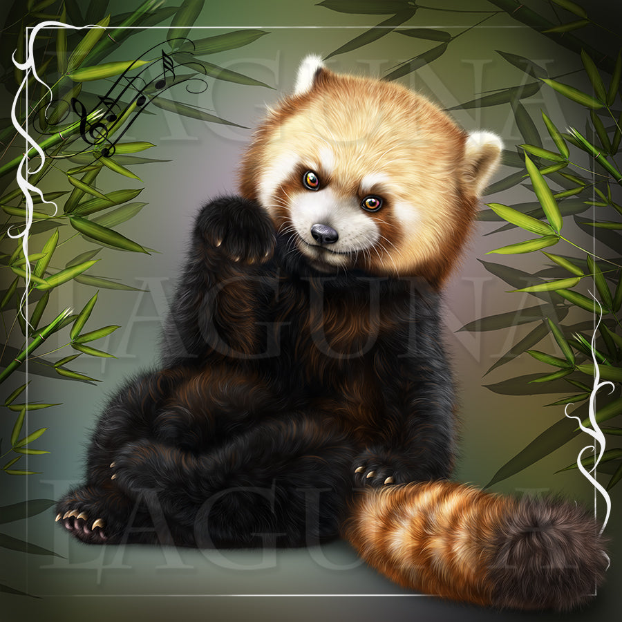 Halloween Orchestra (Red Panda with Guitar)