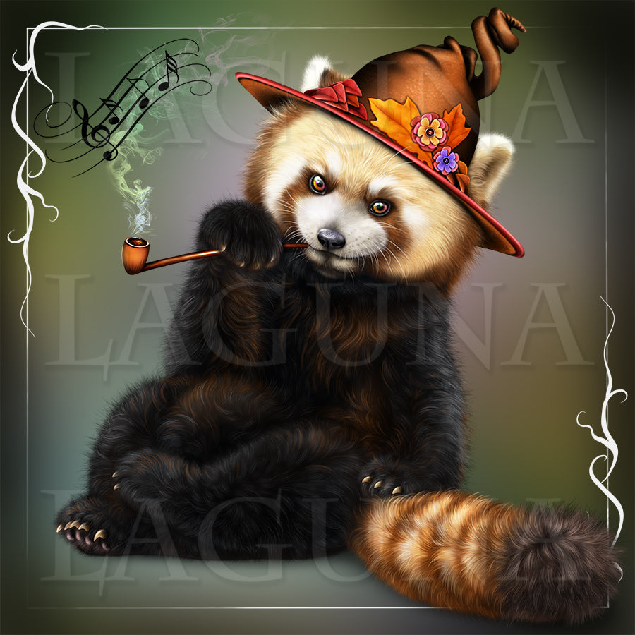 Halloween Orchestra (Red Panda with Guitar)