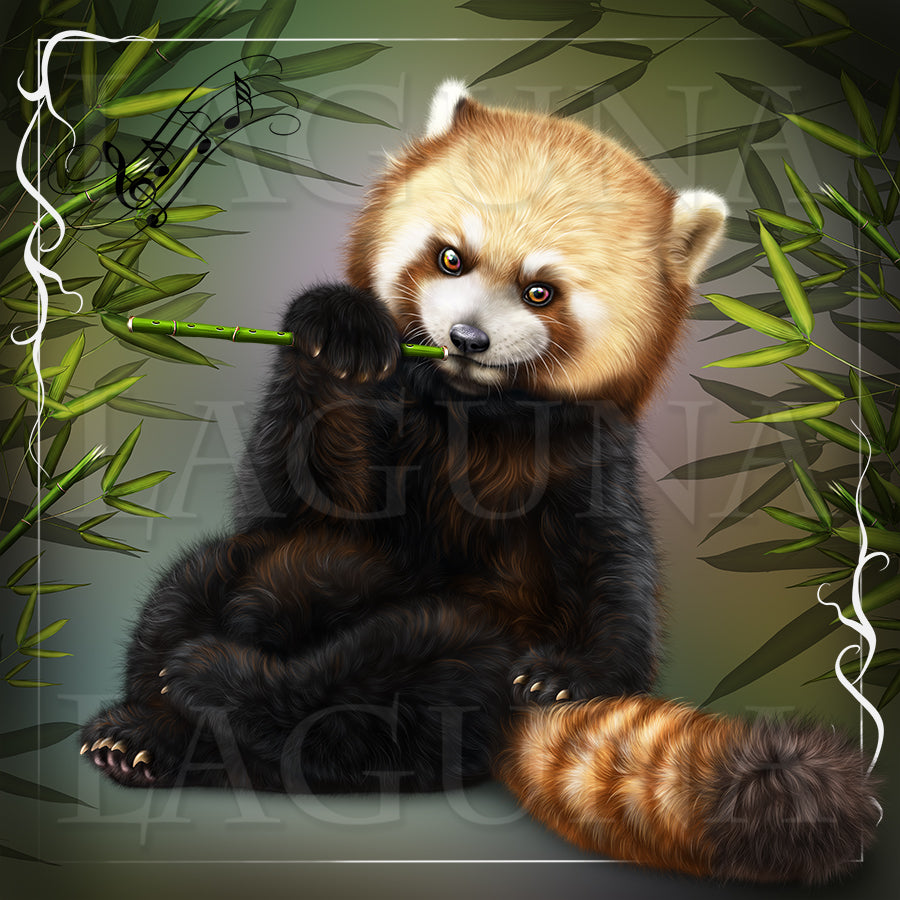 Halloween Orchestra (Red Panda with Guitar)