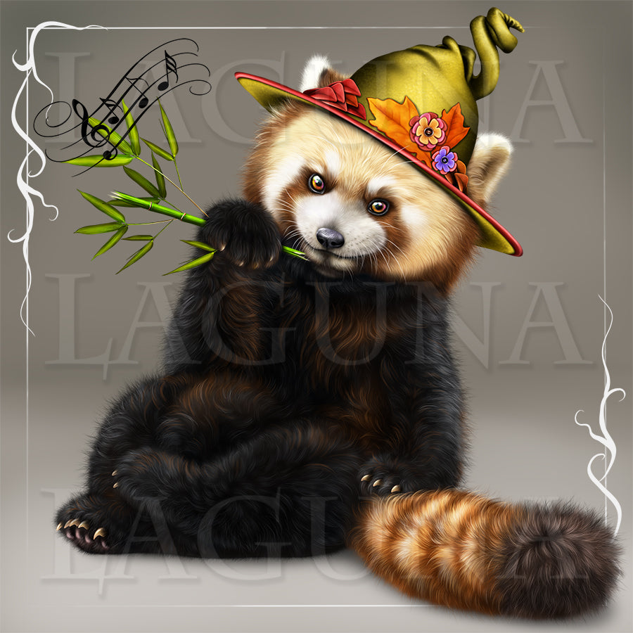 Halloween Orchestra (Red Panda with Guitar)