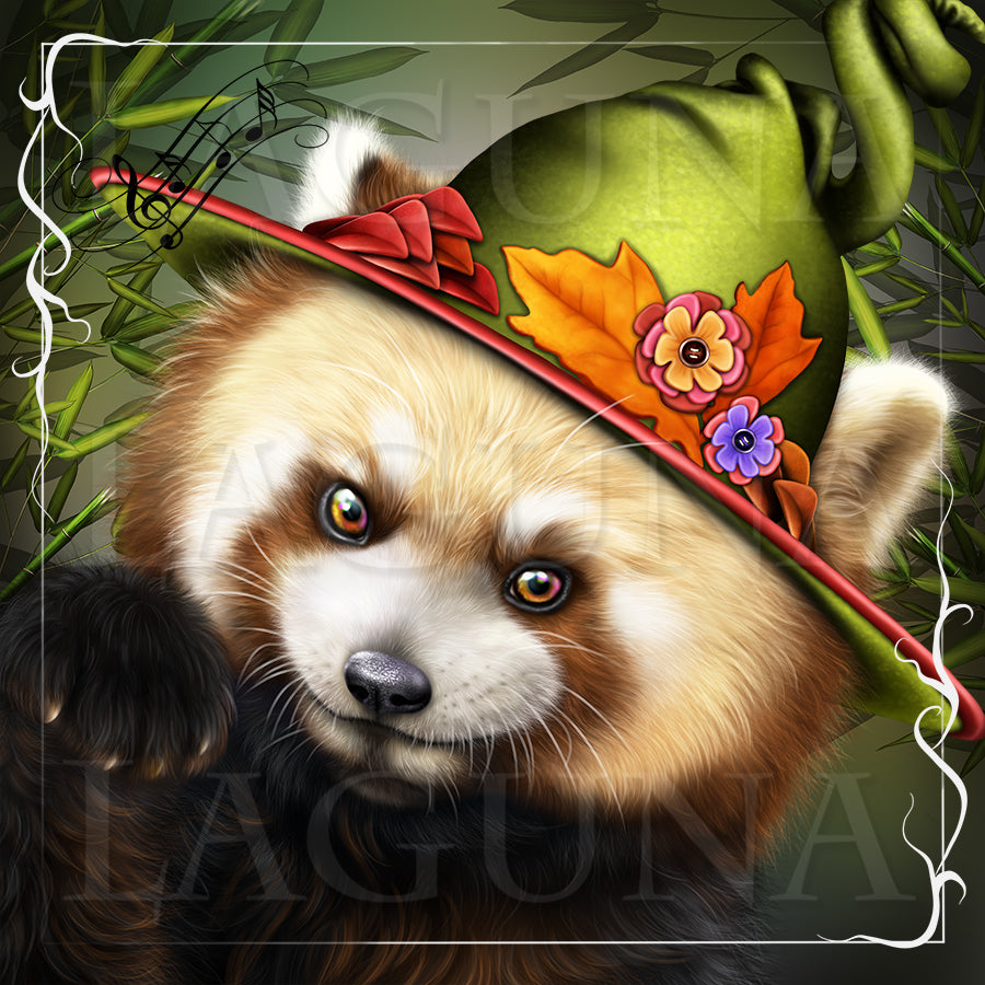 Halloween Orchestra (Red Panda with Guitar)