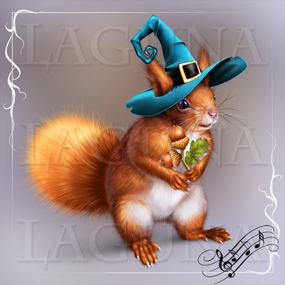 Halloween Orchestra (Squirrel with Cymbals)