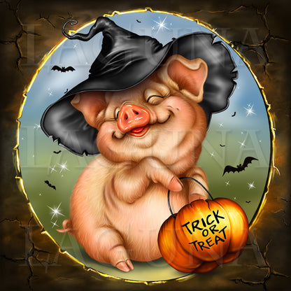 Halloween Piggie with Candies