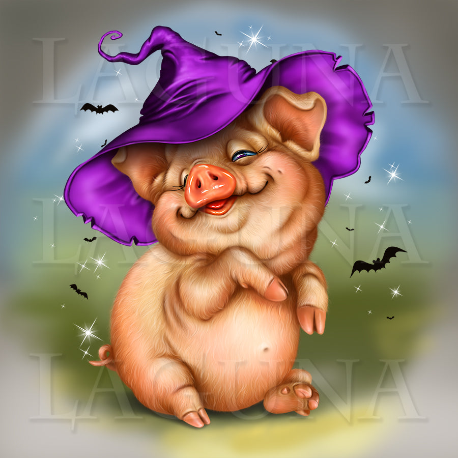 Halloween Piggie with Candies