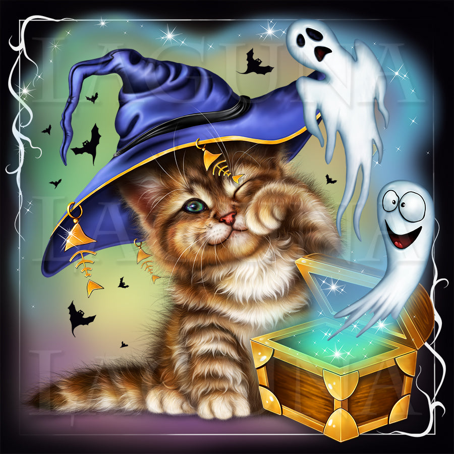 Kitty and Chest of Ghosts