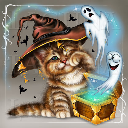 Kitty and Chest of Ghosts