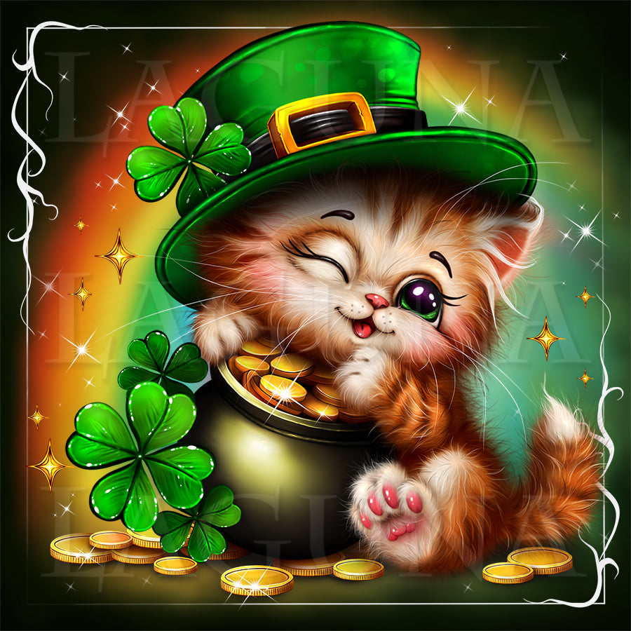 Kitty and Leprechaun's Gold