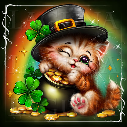 Kitty and Leprechaun's Gold