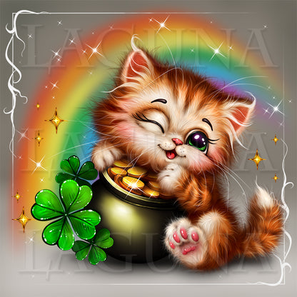 Kitty and Leprechaun's Gold