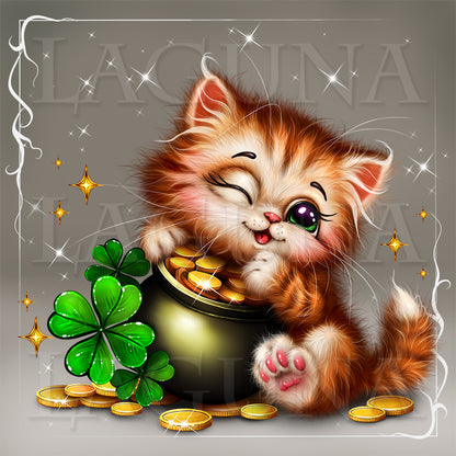Kitty and Leprechaun's Gold