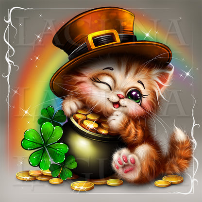 Kitty and Leprechaun's Gold