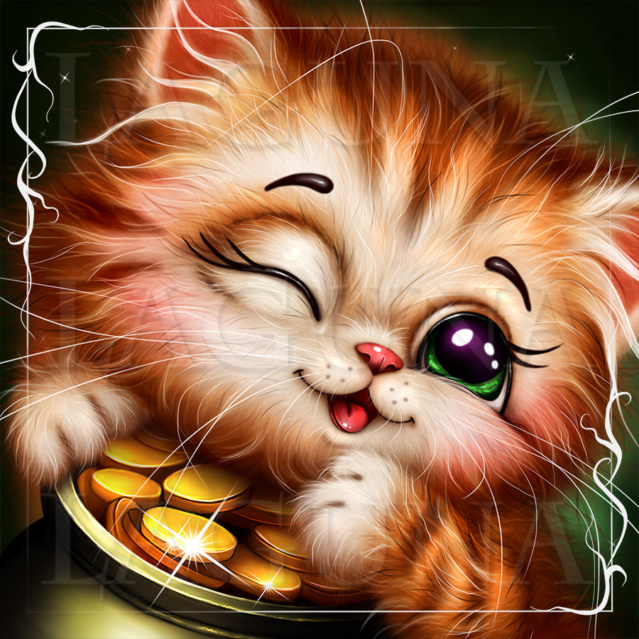 Kitty and Leprechaun's Gold