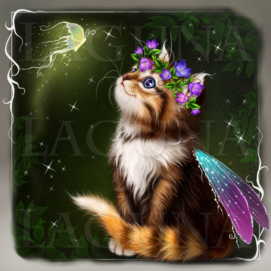 Kitty and Magic Butterfly