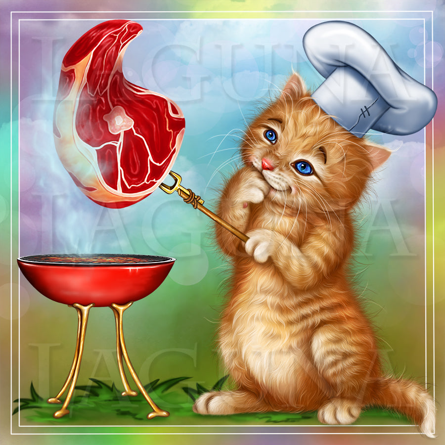 Kitty and Steak