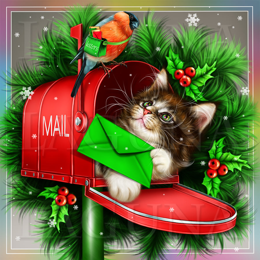 Kitty in the Mailbox