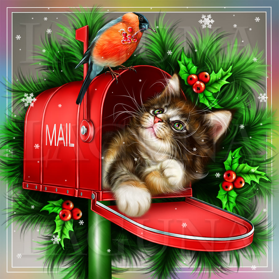 Kitty in the Mailbox