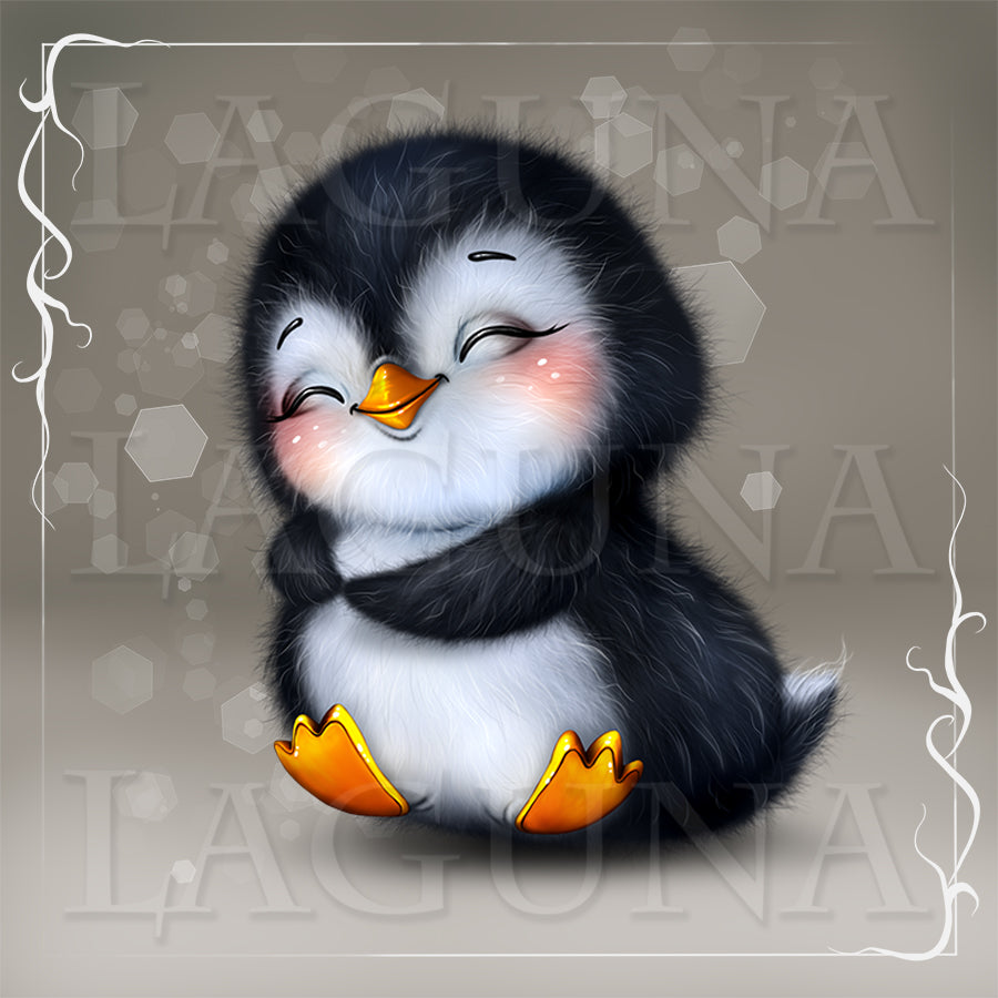 Leprechaun Penguin with Coin