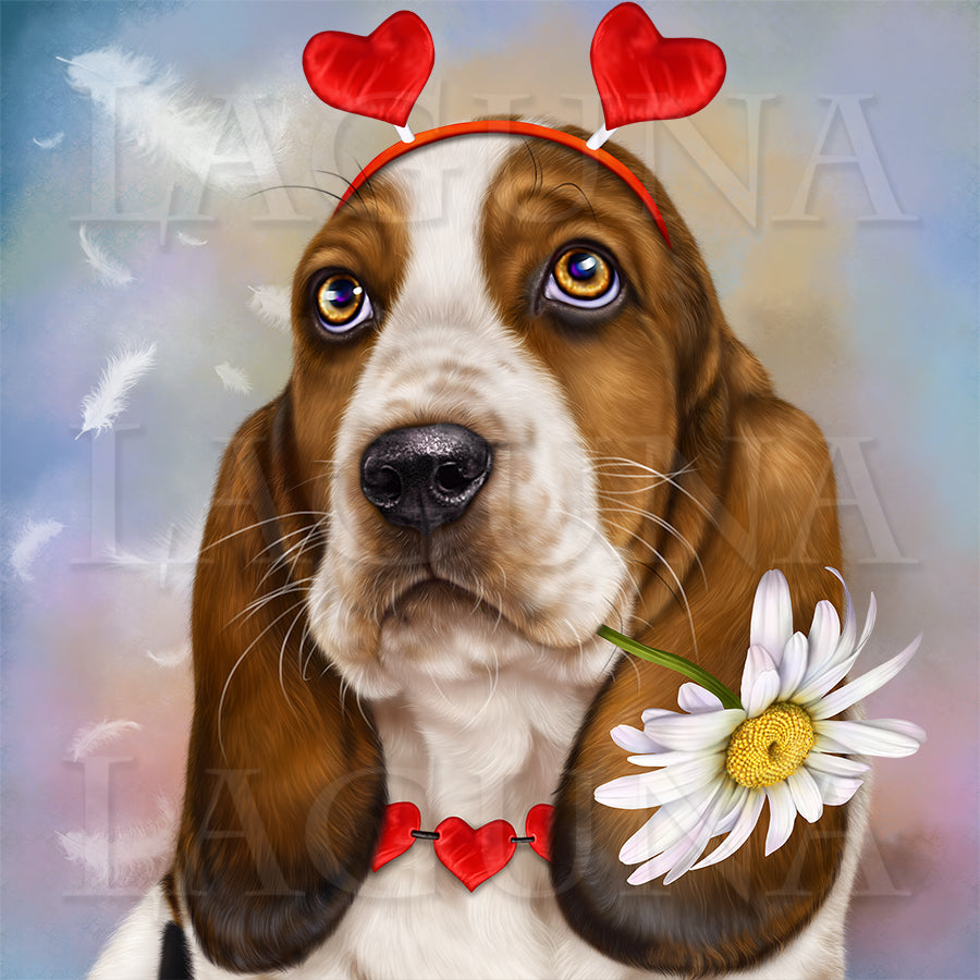 Lonely Heart (Basset Hound)