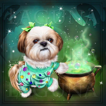 Making Potion (Shih Tzu)