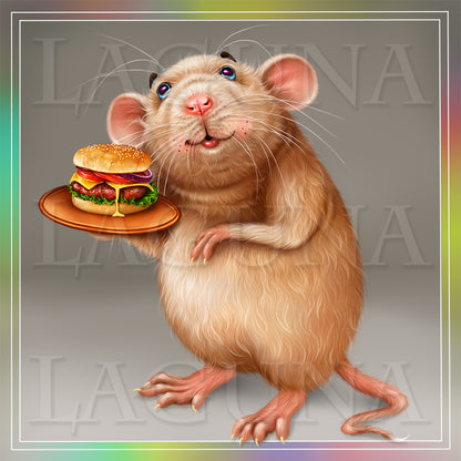 Mouse and Cheeseburger