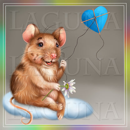 Mouse and Flying Kite