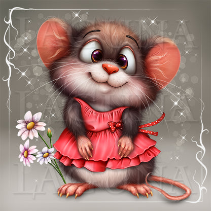 Mouse Mom and Baby