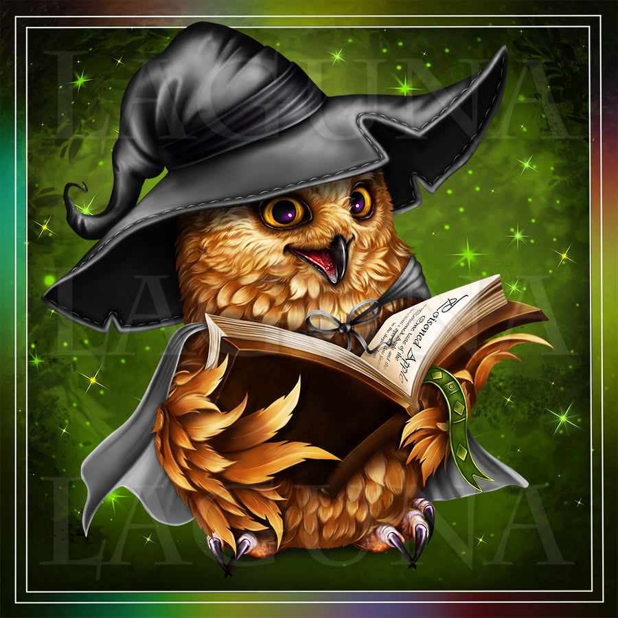 Owl with Book