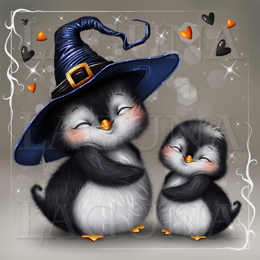 Penguin and Friendly Ghost